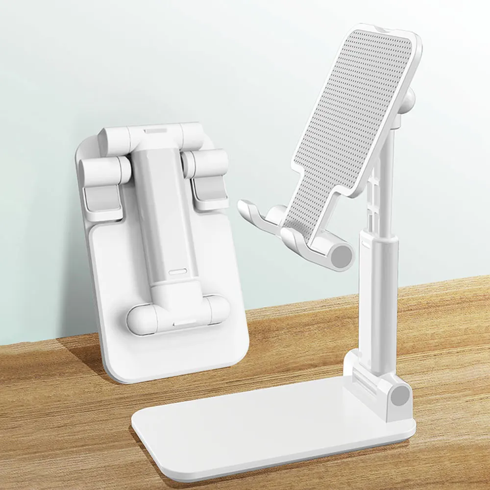 

Free Shipping 1 Sample OK Non-slip Silicone FLOVEME Foldable Phone Stand Adjustable Mobile Stand Phone Tablet Holder Stand, Black siliver