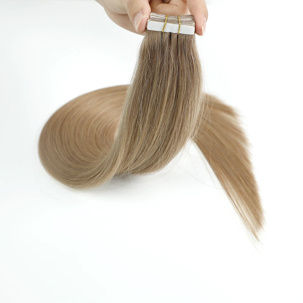 

20% OFF Wholesale Russian Remy Tape Hair Extensions Machine Double Drawn Tape In Hair Extensions Virgin Human Tape Hair