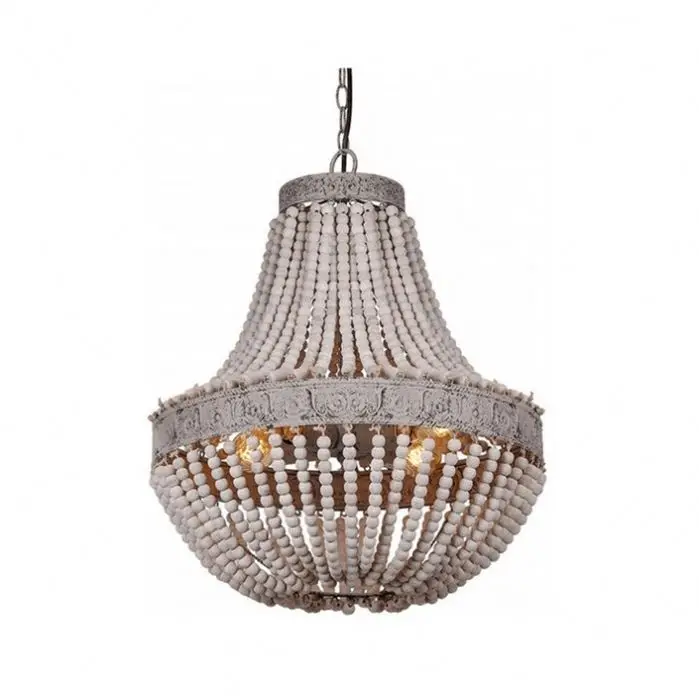 

Commercial Wooden Pearl Chandelier