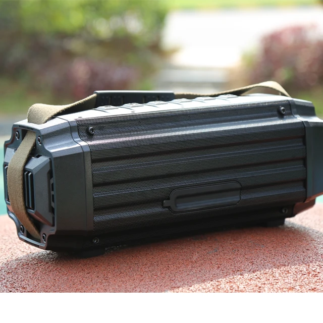 Stereo round metal wireless portable mini bluetooth speaker outdoor - ANKUX.COM
