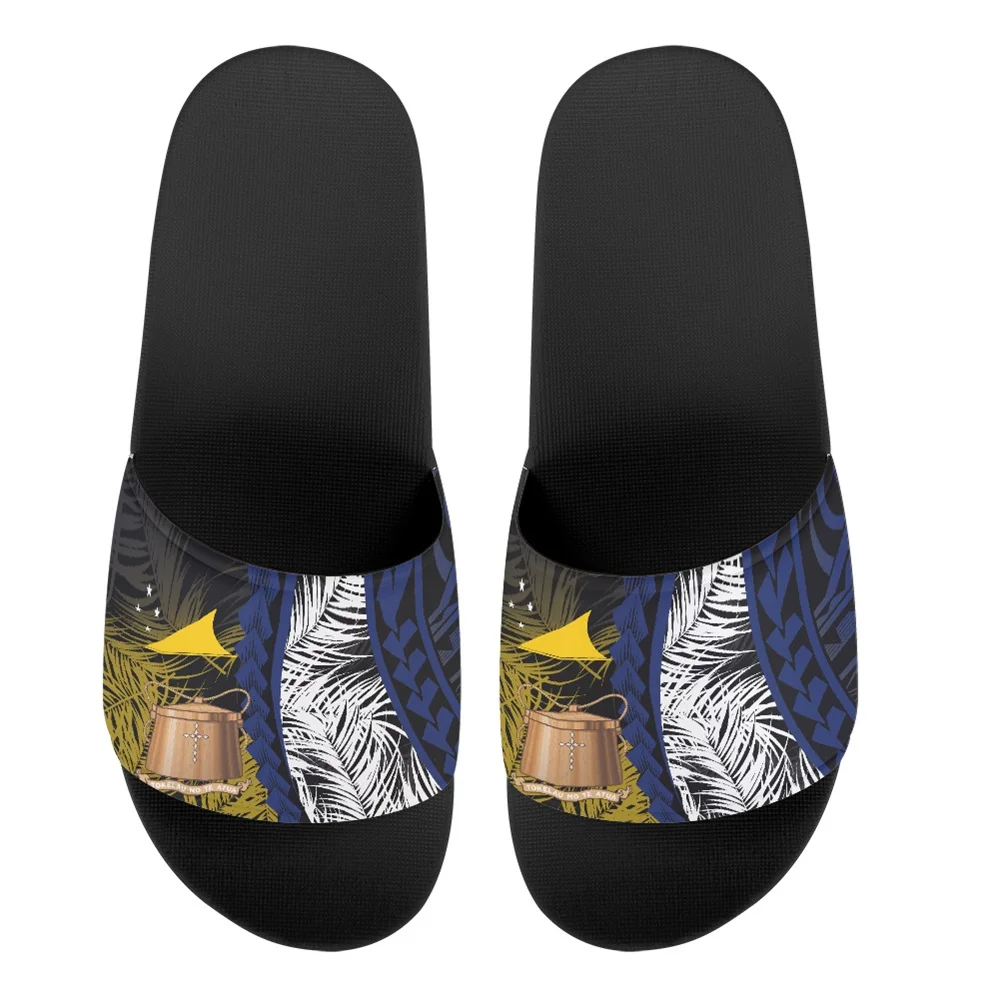 

Sublimation Print Flat Slippers For Women Bohemian Tribal Samoan Tokelau Islands Print Non Slip Women Sandal Slippers Flip Flops