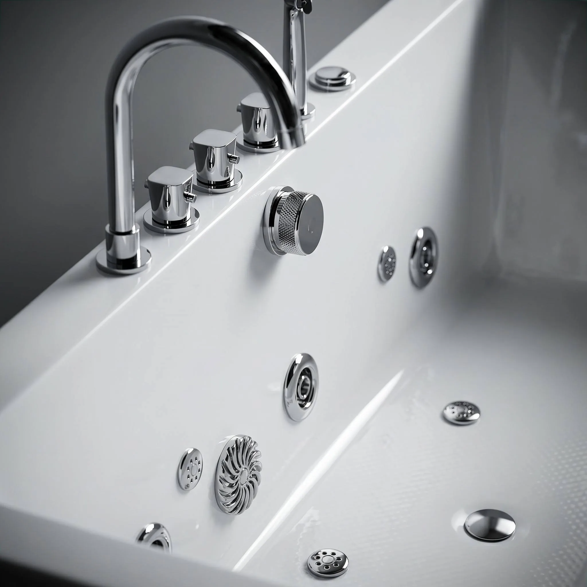 high-end-acrylic-bathtub-am014-1-jet-nozzles-close-up-chrome-basin-floor-detail