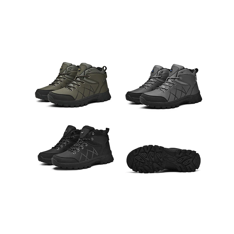 

Men Hiking Shoes Outdoor Trekking Sneakers Backpacking Boots Non Slip Mountaineering Shoes