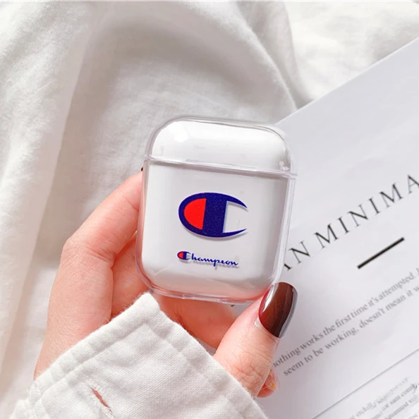 

Protective case for airpods 2 cover fashion transparent wireless earphone case for apple airpods case Hard PC earphone covers, Multi colors