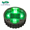 Smart Zebra Line Solar Synchronization Warning Lamp Cast Aluminum Cat Eye Road Stud Warning
