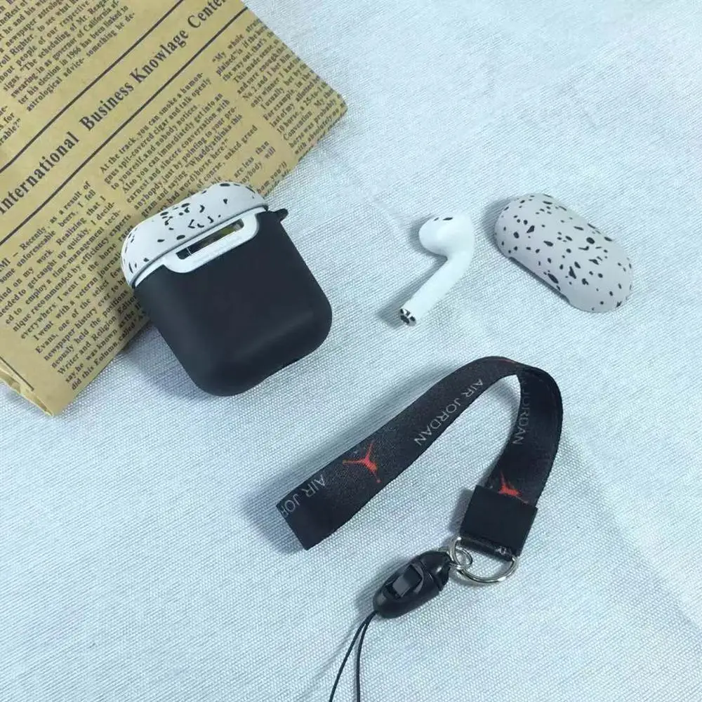 
Hypebeast RETRO AJ Cement Box Inspired AirPods Soft Protective Case with Hanging Strap 