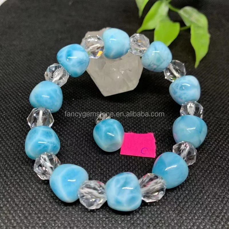 High Quality Wholesale Natural Stone Larimar Round Beads 8mm Buy