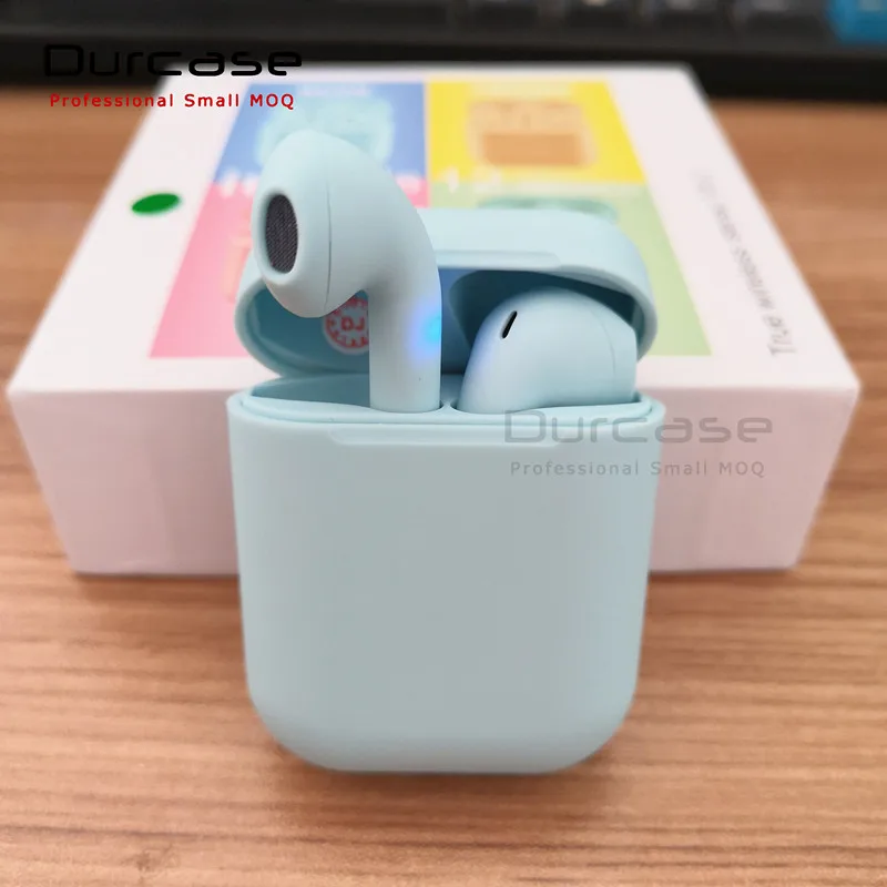 2020 Newest Original design Inpods 12 TWS V5.0 Colourful Frosted Feel Stereo True wireless Earbuds Headphone Earphone - ANKUX.COM