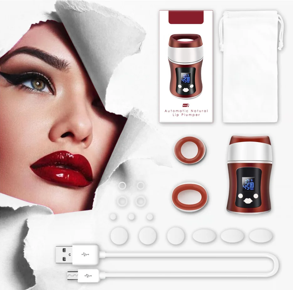 Bigger Mouth Lip Plumping Device,Beauty Pump Quick Lip Plumper Enhancer