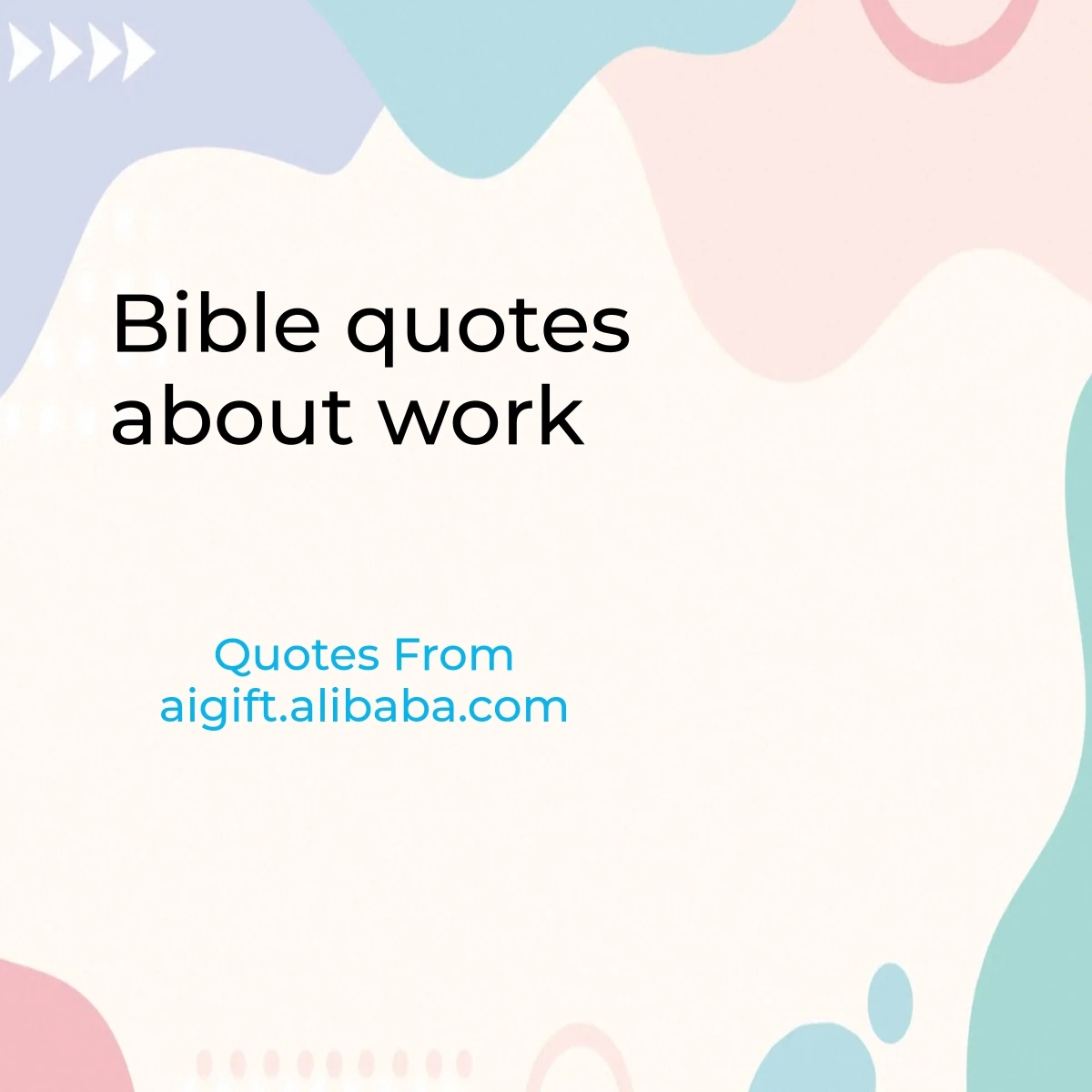 bible quotes about work