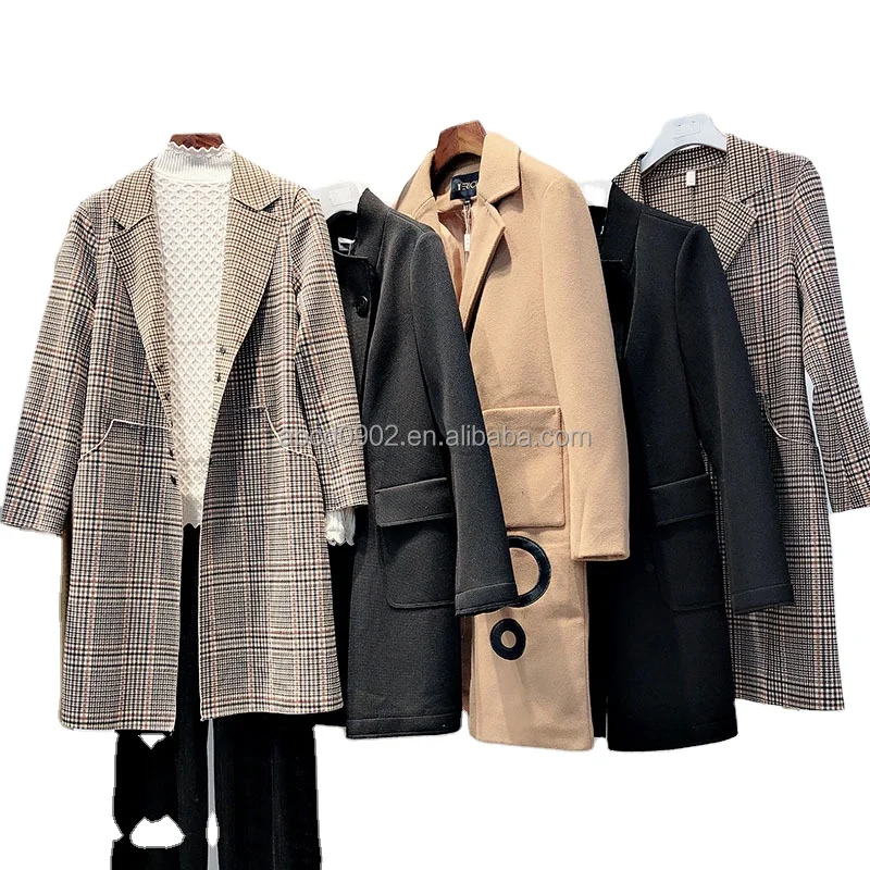 

Wool overcoat winter women's long fashion woolen overcoat wholesale price