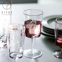 

Wholesale custom thick bottom clear whiskey glass crystal drinking glasses cup short Red wine glass