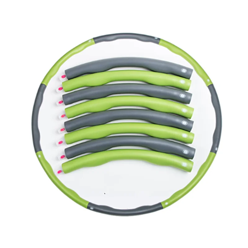 

Factory direct portable exercise massager hoola hoop colourful hula ring detachable slimming hula circle, Pink, yellow, green, blue