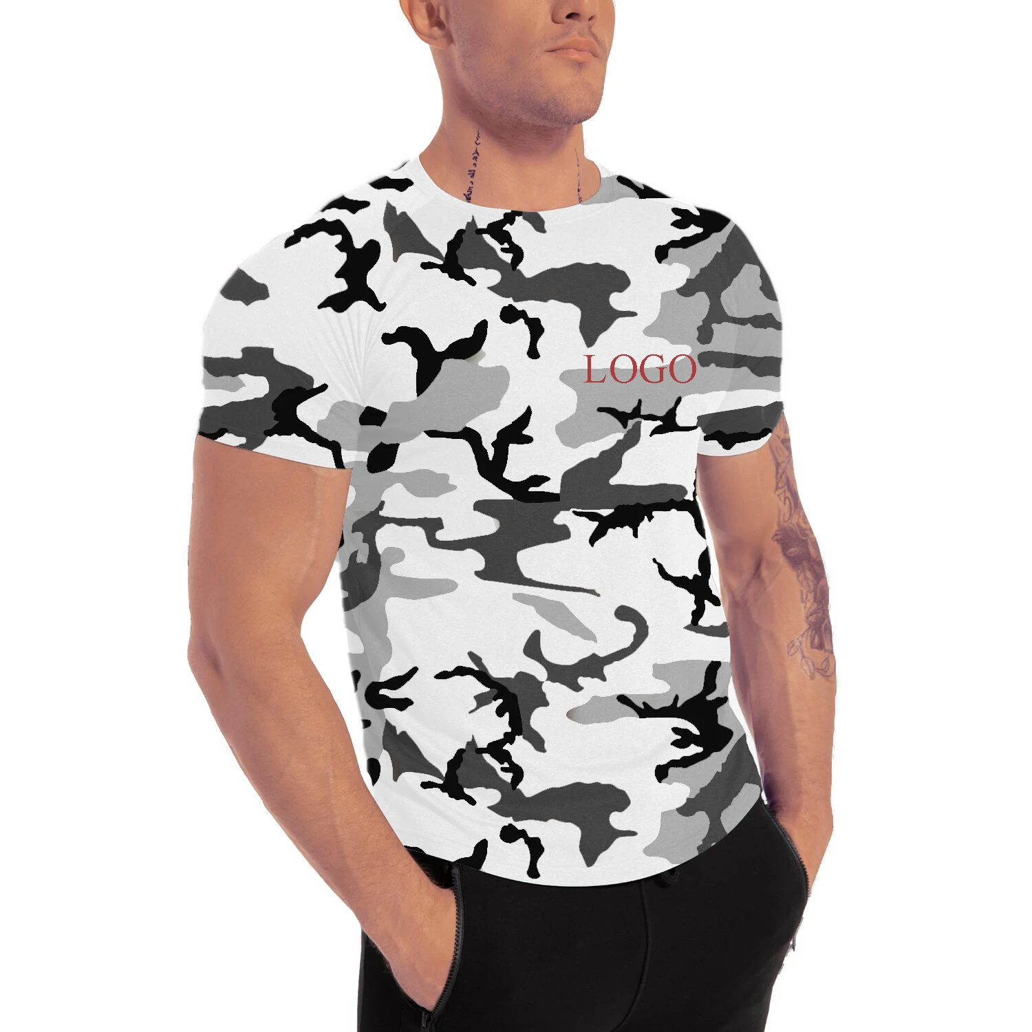 

Wholesale Custom Printed China Breathable Mens T Shirt 100% Polyster Compression Sports T Shirts