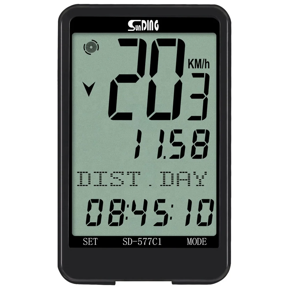 

Sunding Wireless Bike Computer Bicycle Computer Bike Speedometer Bicycle Speedometer Cycling Cycle Odometer Waterproof Exercise