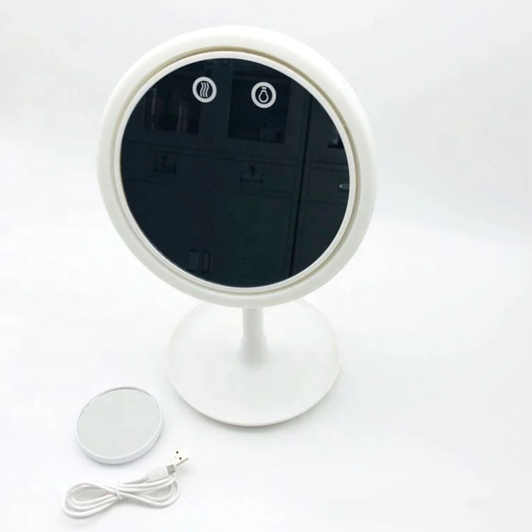 

Daily Use Items LED Round Light Removable Portable Travel Mirror M-003