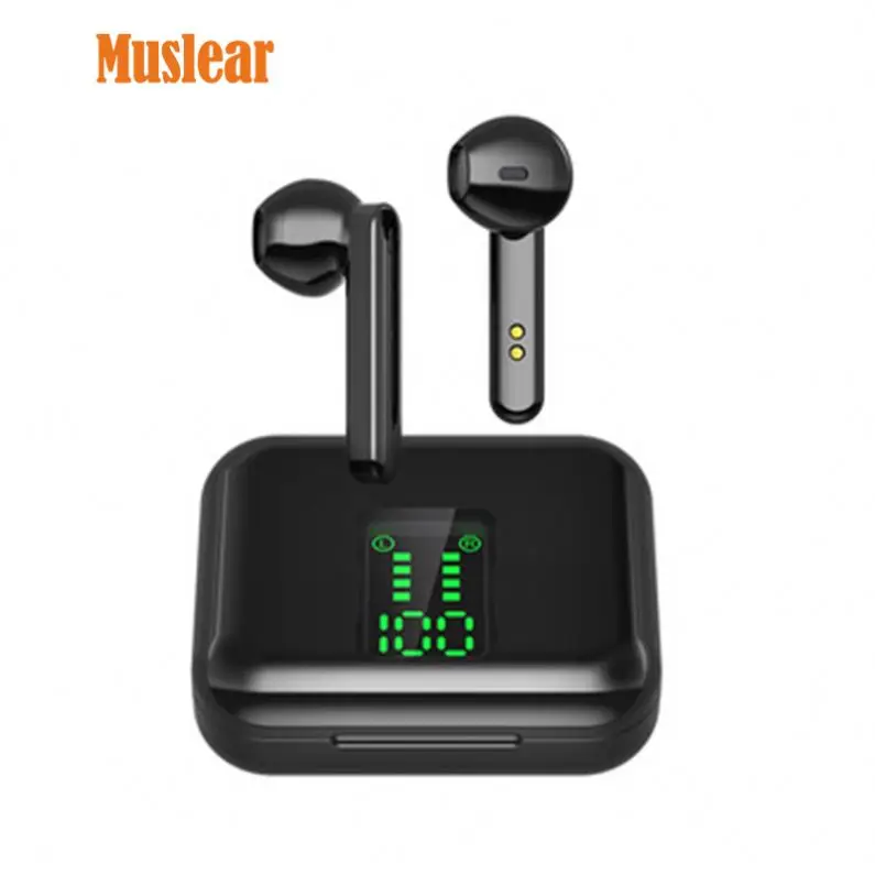 

Hot Sale Wireless Headphones With Microphone Earbud Headphone Bt 5.0 Pc Earphone, Black white