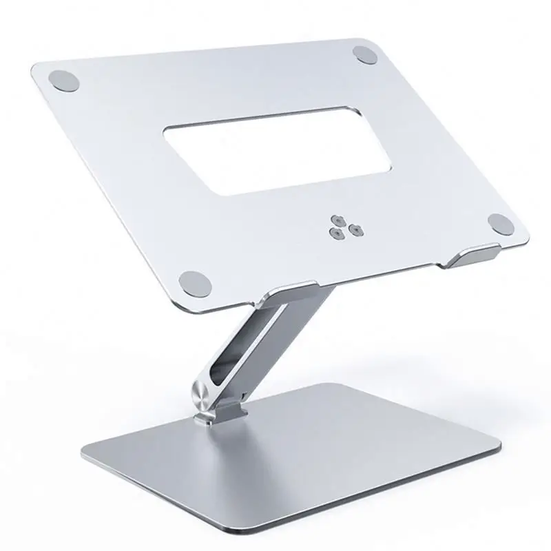 

Aluminium notebook stand REKaf computer desk for bed, Silver