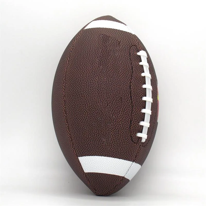 Custom Design Official Size F9 American Footballs Pu Leather Machine