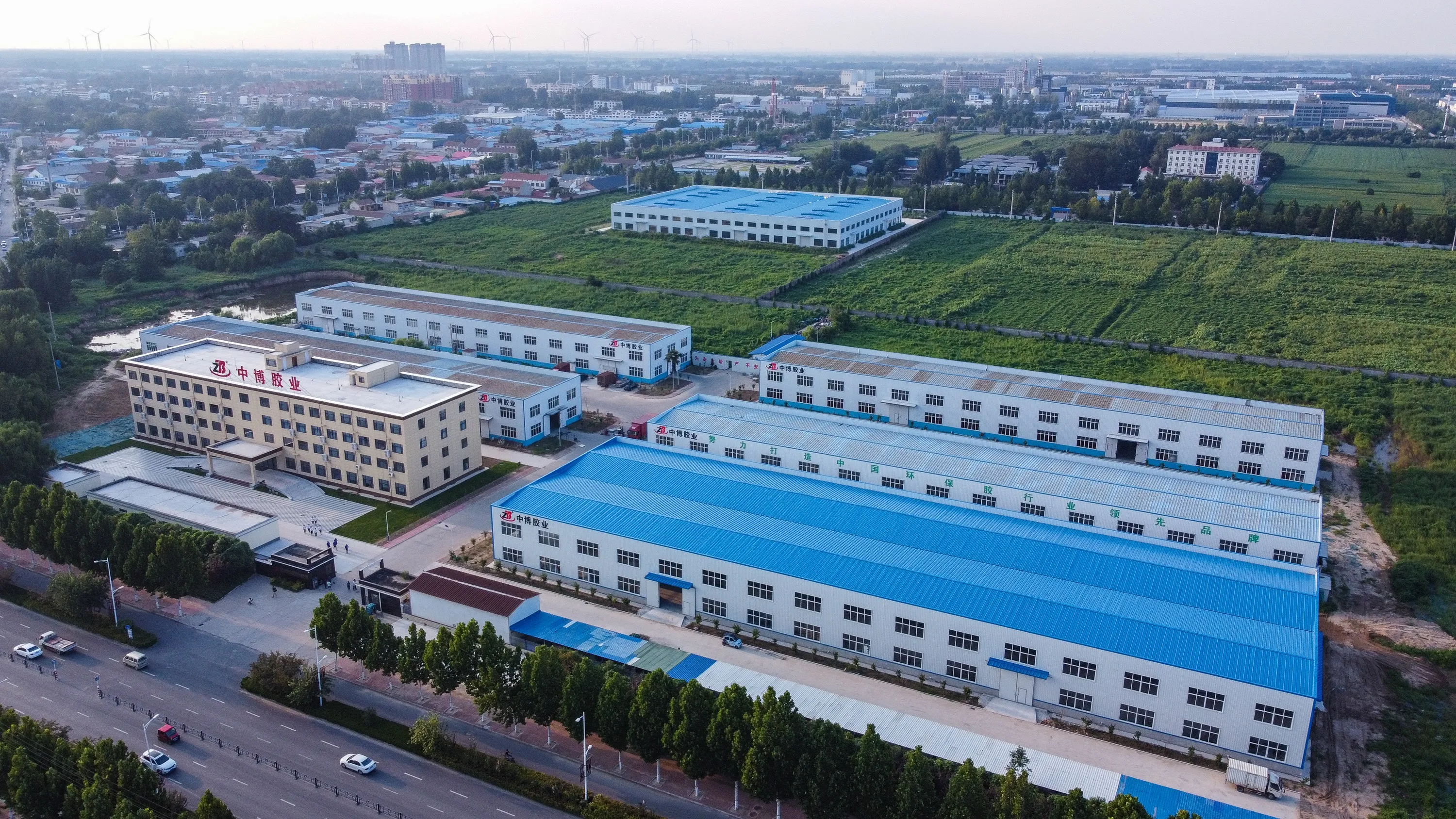 Sylvoda factory aerial view