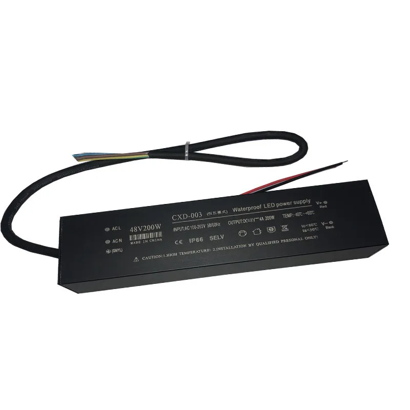 Oem Odm Sompom Dc 200w Led Driver Ip68 Waterproof Power Supply 48v Switching Power Supply - Buy 48 waterproof Power