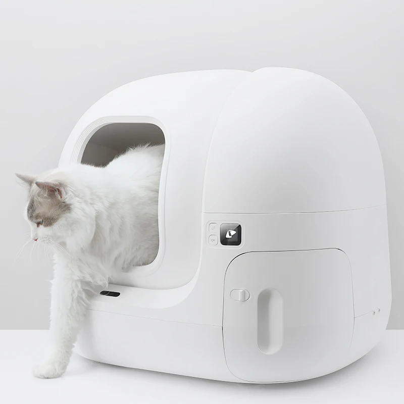 

PETKIT PURA MAX Intelligent Automatic Toilet And Mobile Application Control Self-Cleaning Extra Large Cat Litter Box for Cats, White