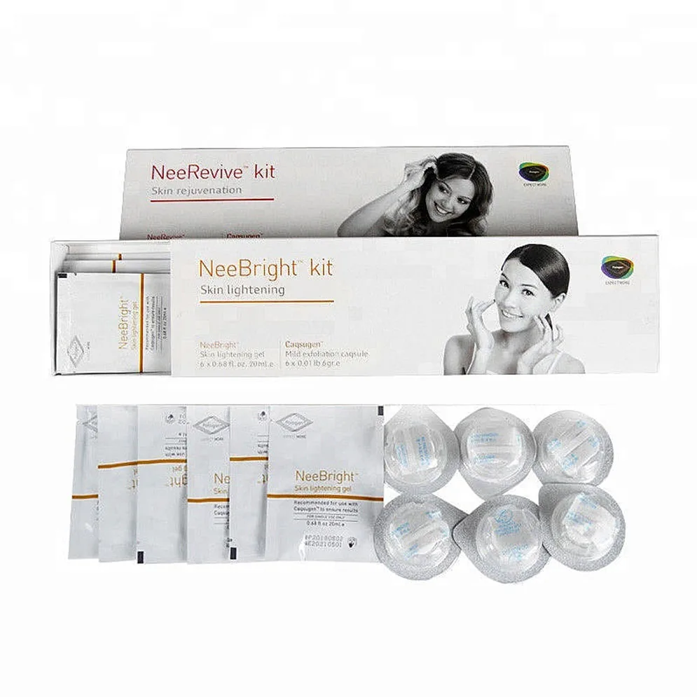oxygen facial jet machine neerevive caqsugen neebright skin lightening gel