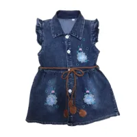 

Hot New Arrivals Spring Wear Kids Jean Dress Girl Denim Skirt