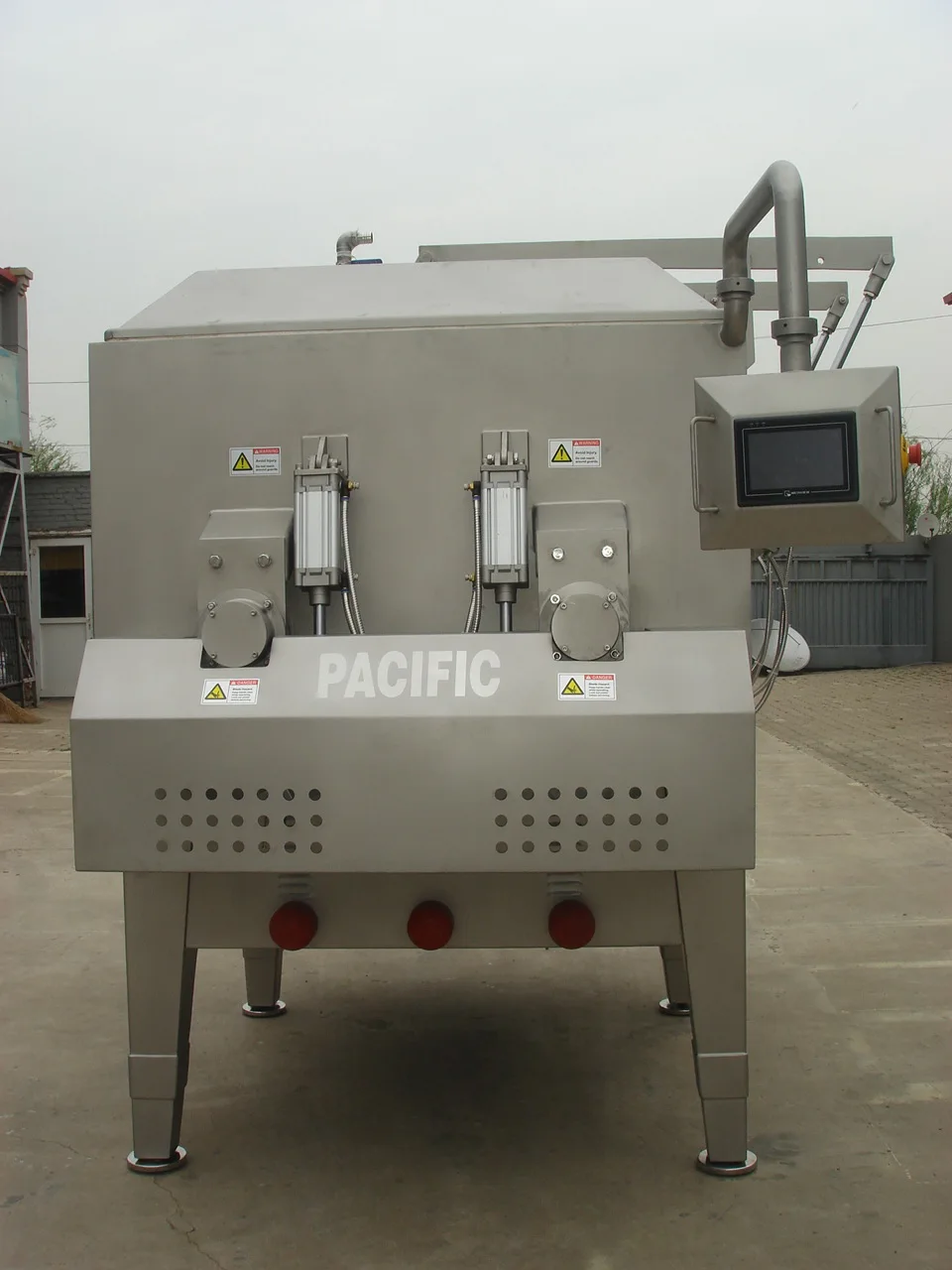 C250/1200l Industrial Fresh Frozen Fish Beef Meat Block Grinder Mincer ...