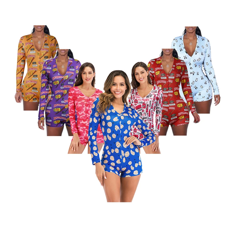 
2020 girls sleepwear women short designer cheap wholesale adult onesie 