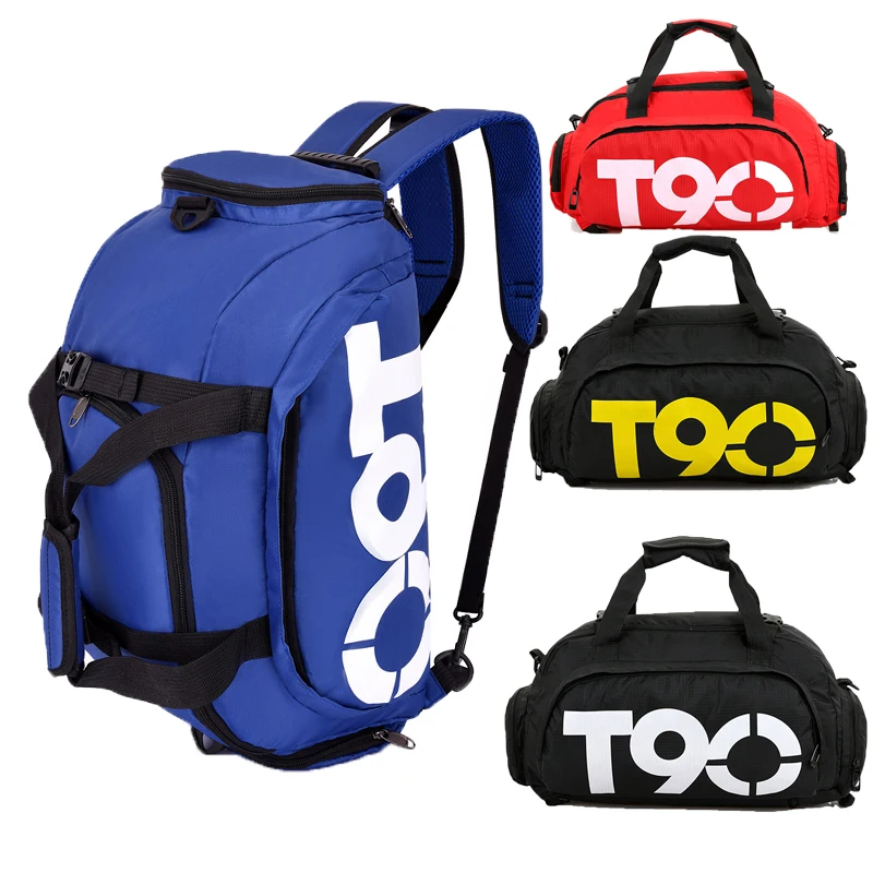 

Sport Fitness Travel Bags Custom T 90 Outdoor Large Capacity Luggage Basketball Backpack Duffel Bag With Shoe Compartment, Customized color