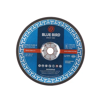 blue grinding wheel