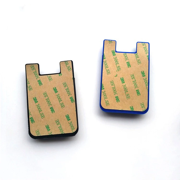 Id Mobile Phone Wallet Credit Cell Name Adhesive Cellphone 3M Silicone Card Holder With Stand