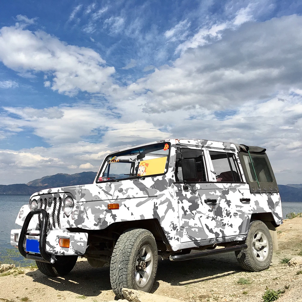 52*30m 越野车装饰迷彩膜贴纸炸弹乙烯基包裹