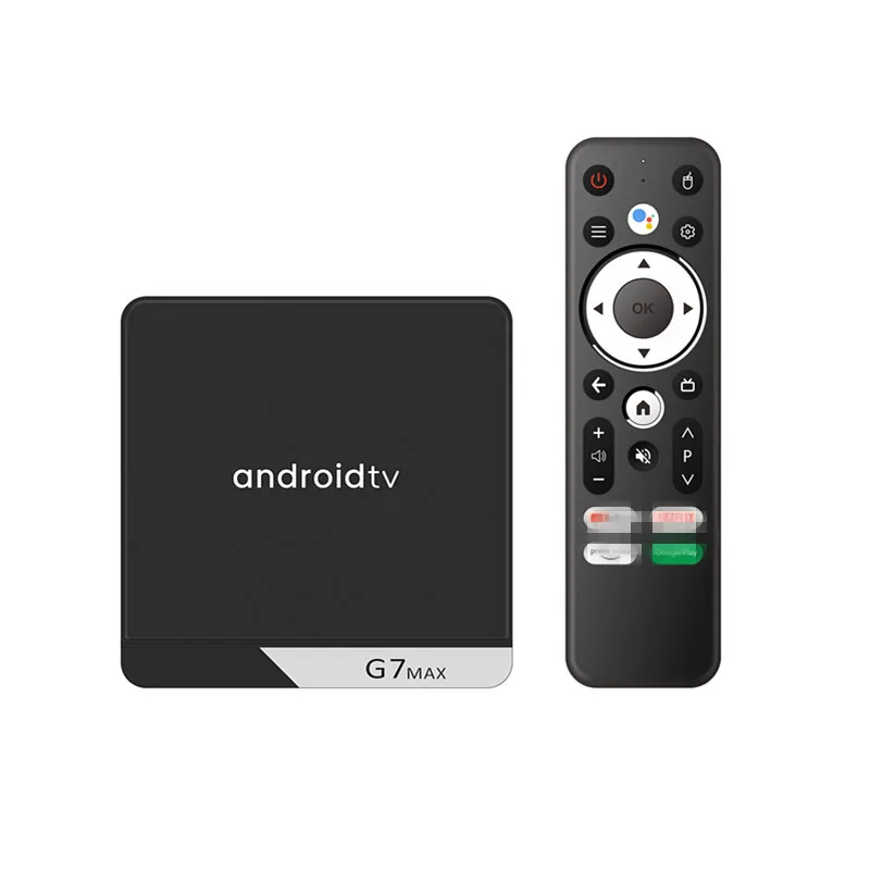 

1000M ethernet bt5.0 quad core 64-bit 4GB DDR3 32GB 64GB eMMC G7 MAX android tv box with infrared remote controller