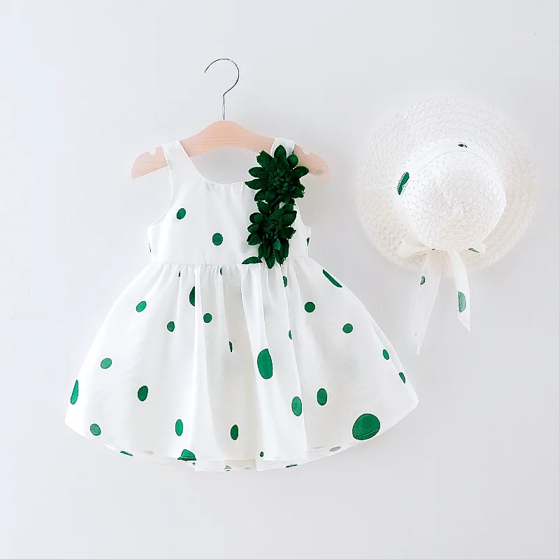 

2021 baby dress custom wholesale new arrival organic cotton baby summer party clothes unicorn print korean baby girls' dresses, Picture shows