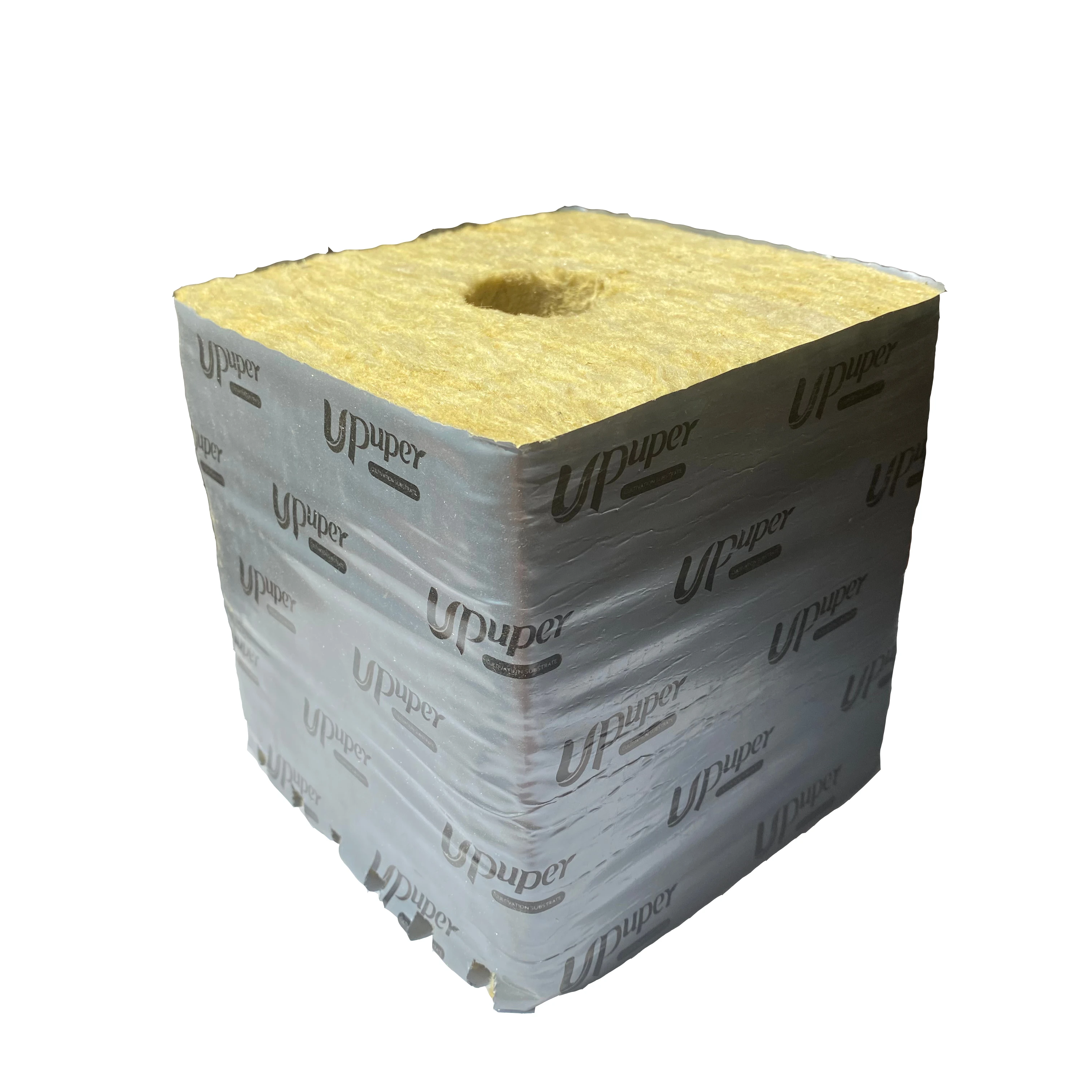 

UPuper 6x6x6inch hydroponic rock wool cubes for greenhouse to growing hemp tomatoes cucumbers and vegetables