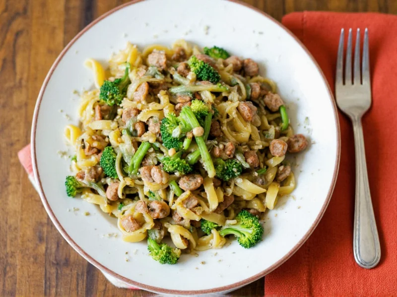 Perfect Broccoli Rabe Sausage Pasta Recipe in 30 Minutes