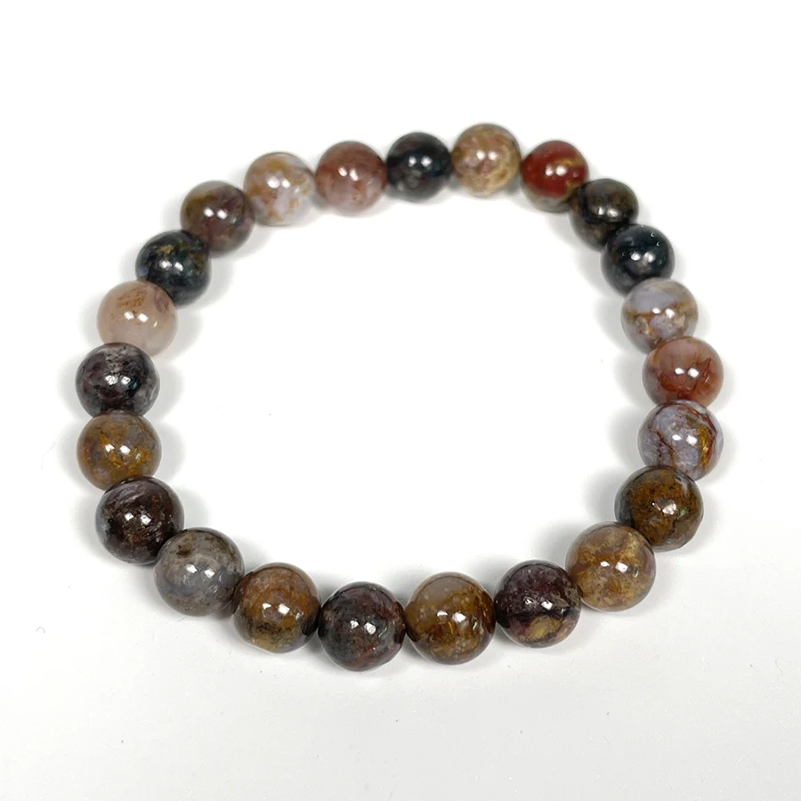 

Hot Selling  Natural Healing Crystal Pietersite Beaded Fine Round Bracelet for Men and Women's Bracelet