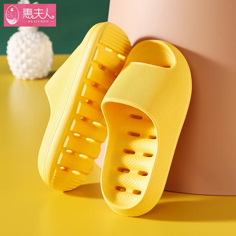 

Indoor Women's Slippers Men Summer Household Couple Non-Slip Soft PVC Bathing Bathroom Plastic Shower Slipper Designer Dropship, Customized color