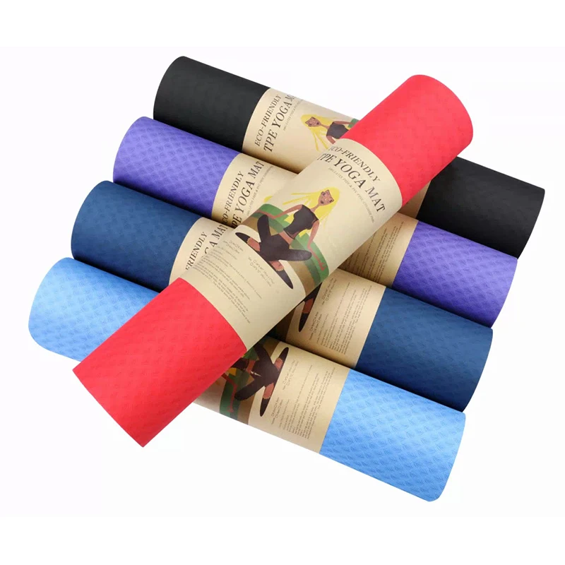 

10 Color High Quality 0.8 CM Thickness Yoga Mat for Fitness Cheap Price Eco Friendly Yoga Mats, 10 colors