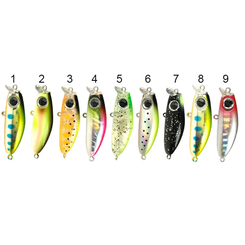 

Hard plastic fishing lure 40mm 2g High quality freshwater bass wobbler minnow lures