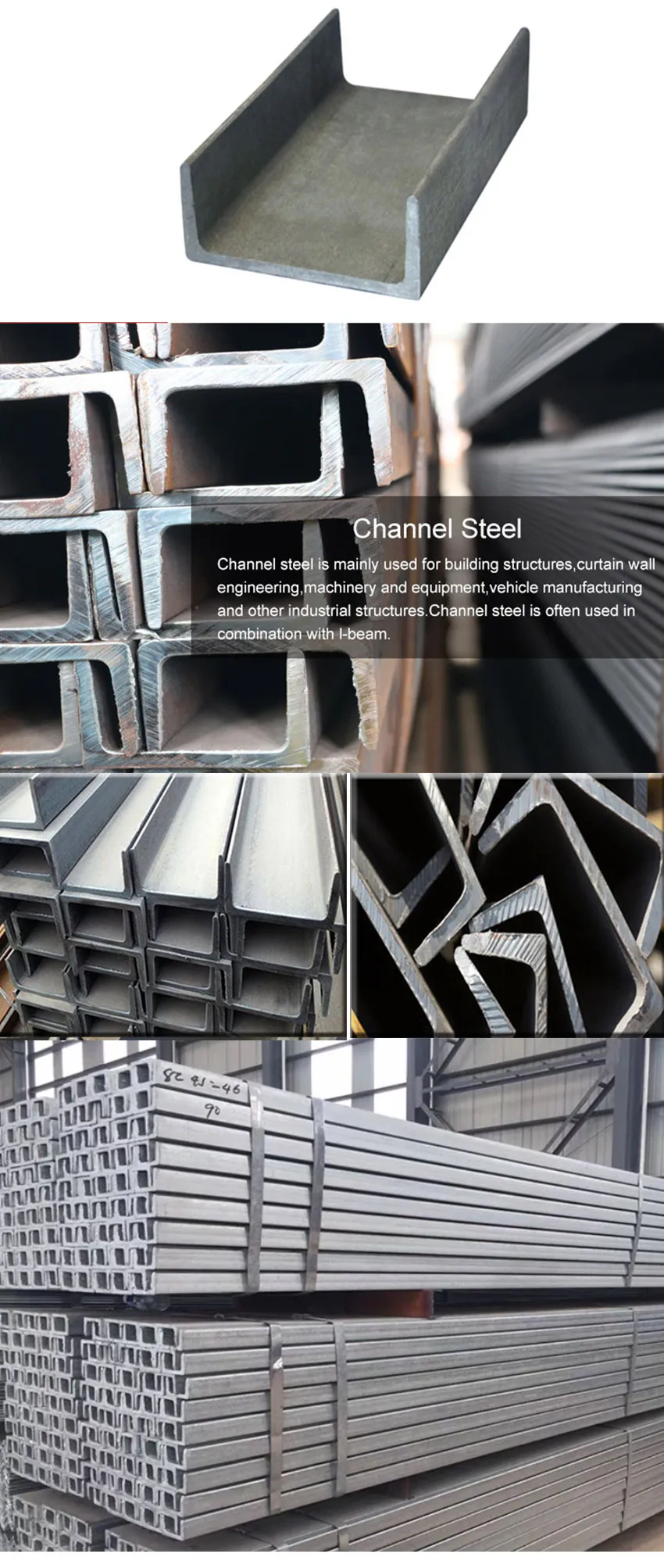 16 Gauge 75x40x5 Hot Rolled Steel U Channel With Best Price List Steel Sizes Chart