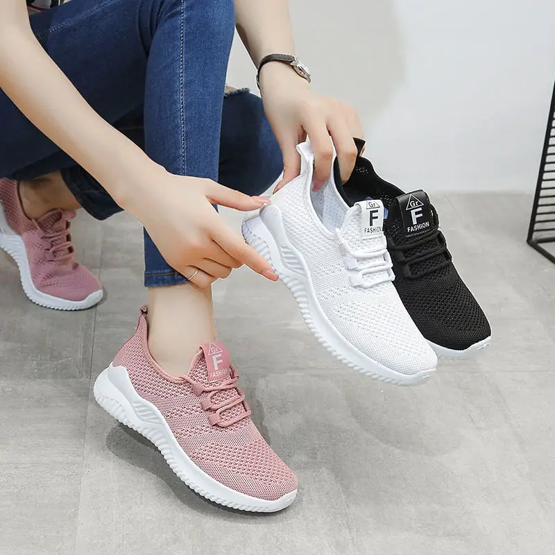 

Hot Sale Fashion Breathable Women's Shoes Breathable Hollow Walking Sneakers Women, Black,white,green