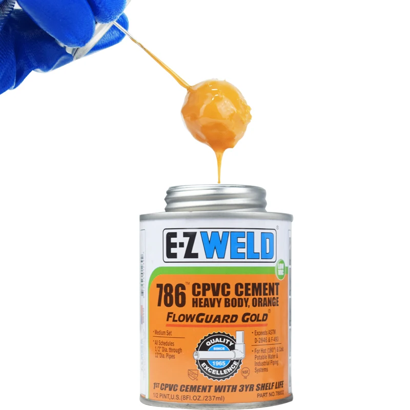 Cpvc Pipe Cement Usa Standard Glue Orangecpvc Pipe Cement Factory