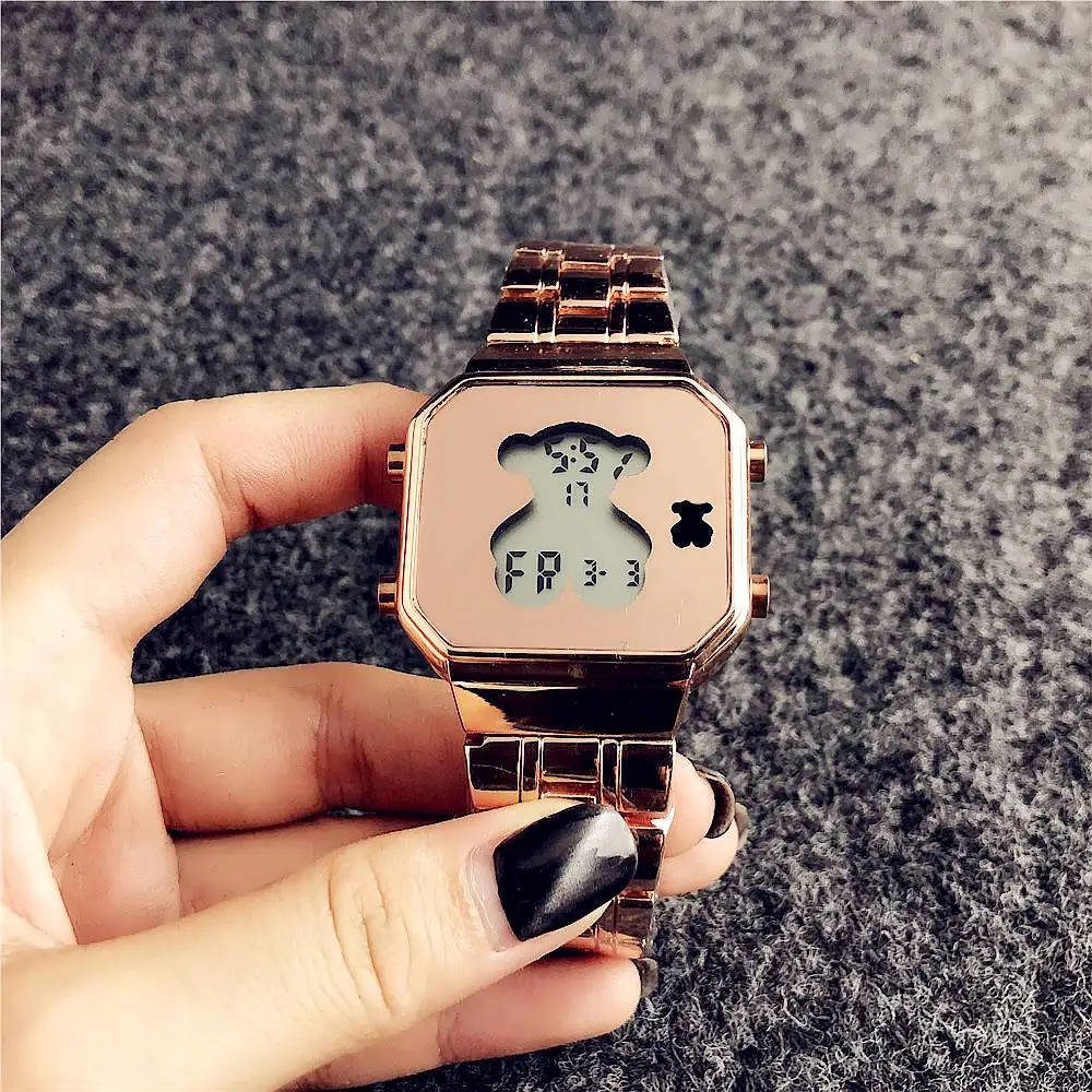 

dropshipping EVAFASHION small quantities watch holder stand male watches wristwatches high quality digital wristwatch china suppliers, Gold