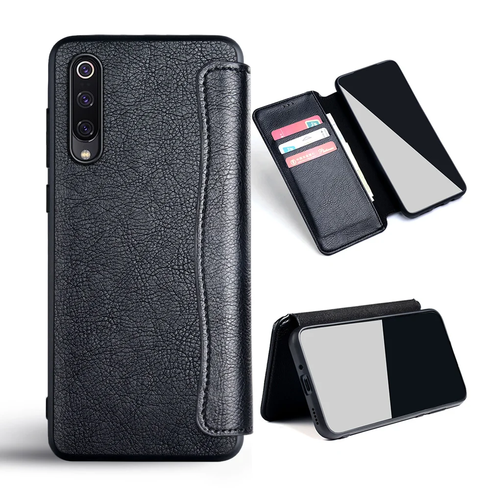 

Case for Xiaomi Mi 9 Lite Se Mi9 9 Se Lite High Grade PU Leather Flip Cover No Magnet for Xiaomi Mi 9 Se Lite Case Coque Funda
