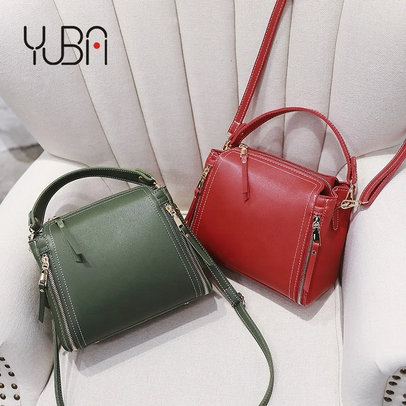 

Hot Sale Ladies Fashion One Shoulder Luxury Shoulder Bucket Bag Handbag For Women, Black,green,red or customized color