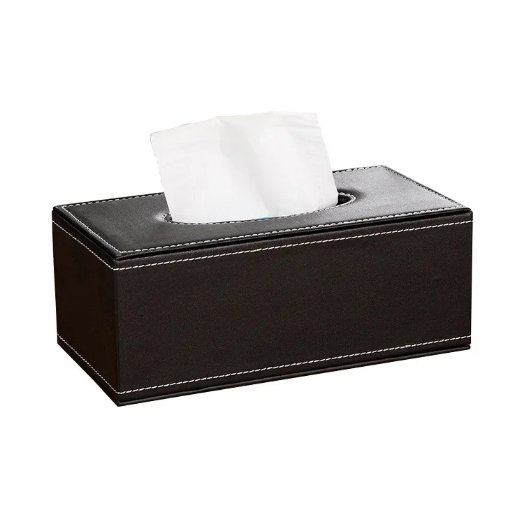 

Leather Tissue Box Home Hotel Car Tissue Box Holder