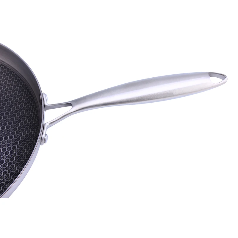Stainless Steel Frying Pan Nonstick Triply Pan With Ss